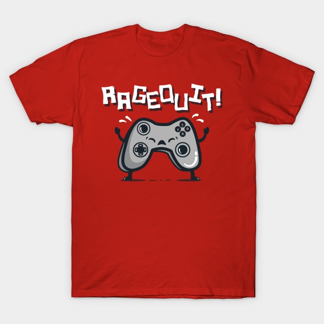 Ragequit T-Shirt by fishbiscuit